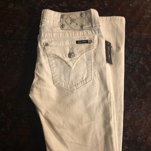 New MISS ME White Skinny Jeans Size 29